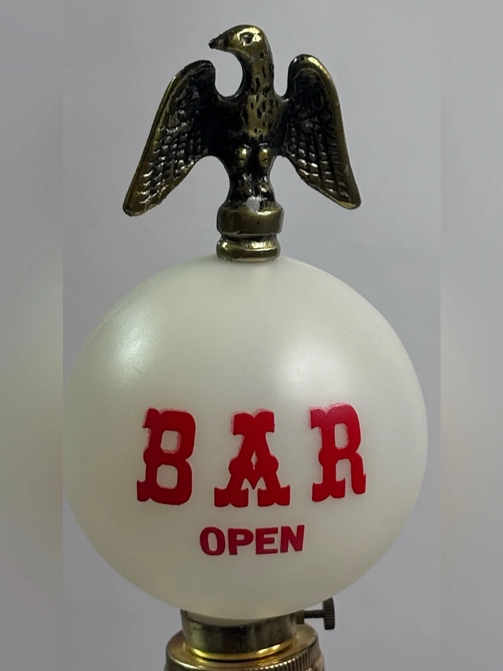 Vintage 1968 Royal London,LTD  Guide Bar Open Lamp